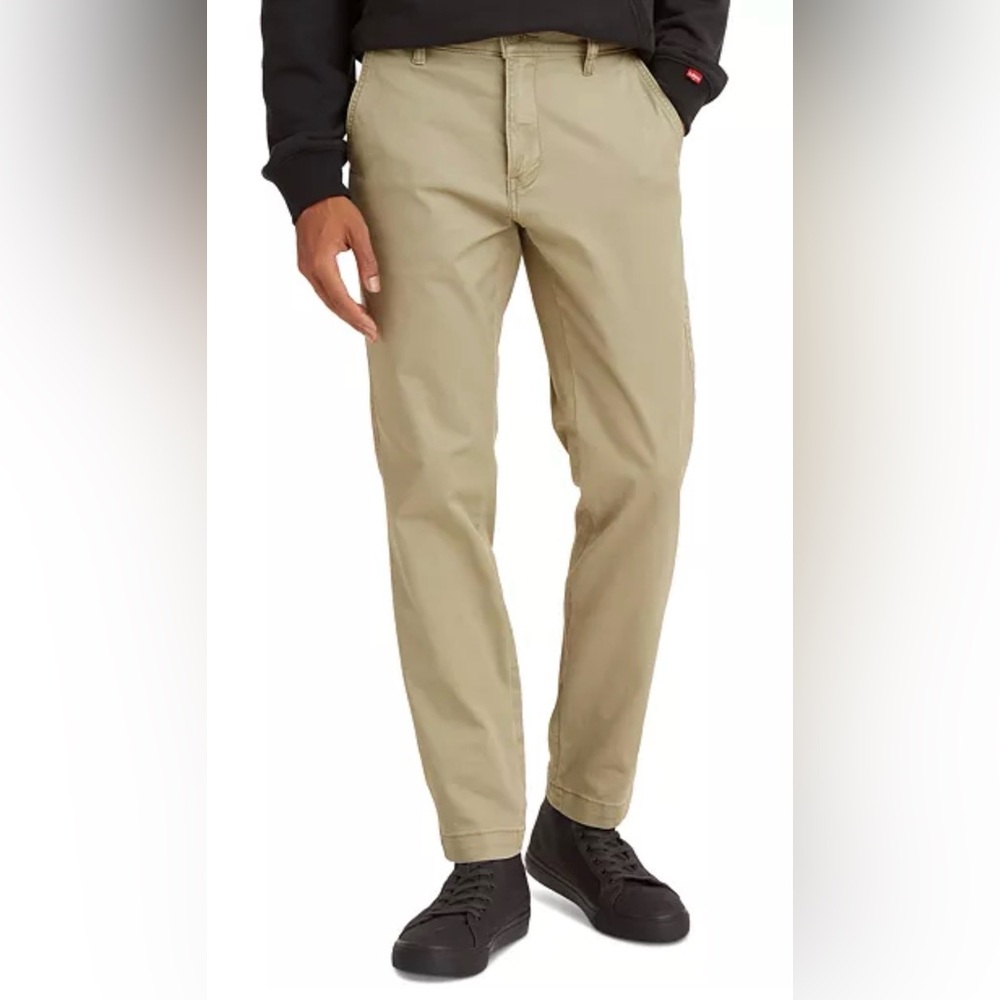 Levi’s XX Chino Relaxed Taper Pants 40x32 NWT Stretch Twill Khaki Athletic Fit